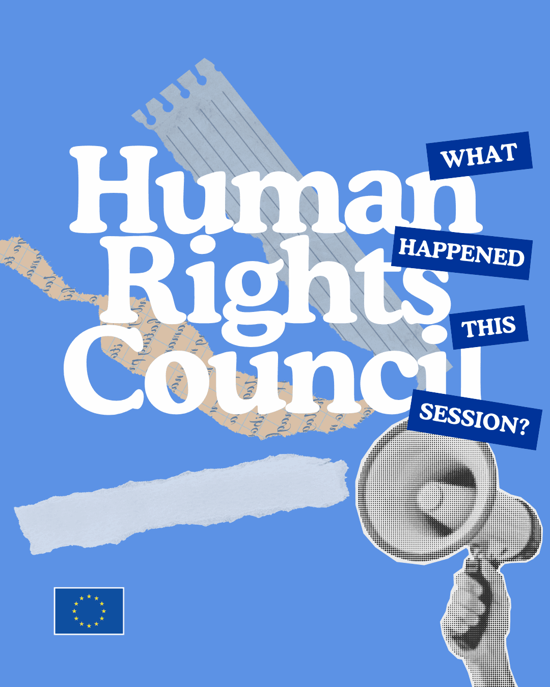 Opening slide asking what happened during the latest Human Rights Council session.